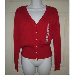 Tommy Hilfiger Red Sporty Cardigan - L - New